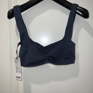 URBAN OUTFITTERS NAVY BRALETTE